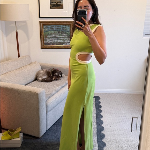 Staud Sleeveless cutout Dress - Picture 2 of 4